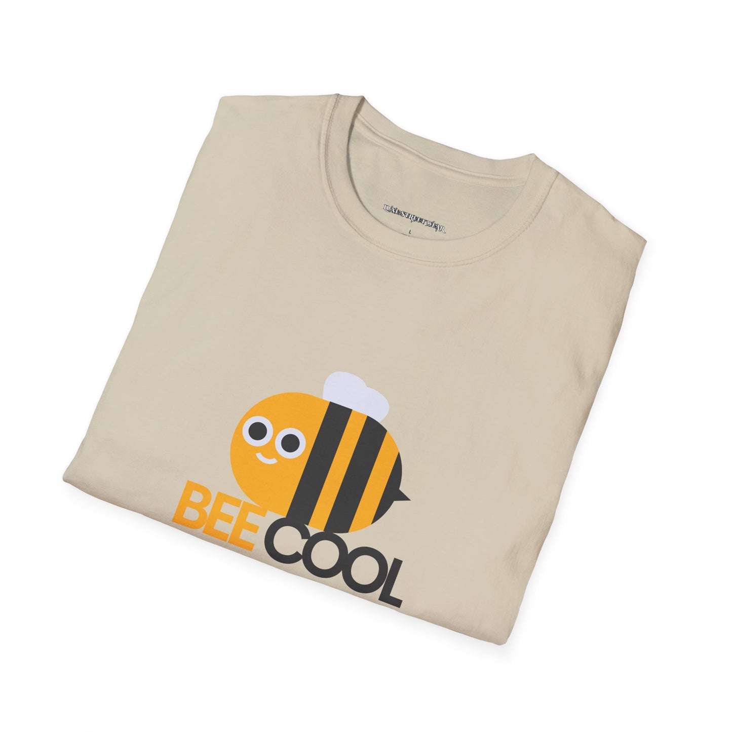 Bee Cool Unisex Softstyle T-Shirt - Fun and Playful Graphic Tee for Bee Lovers