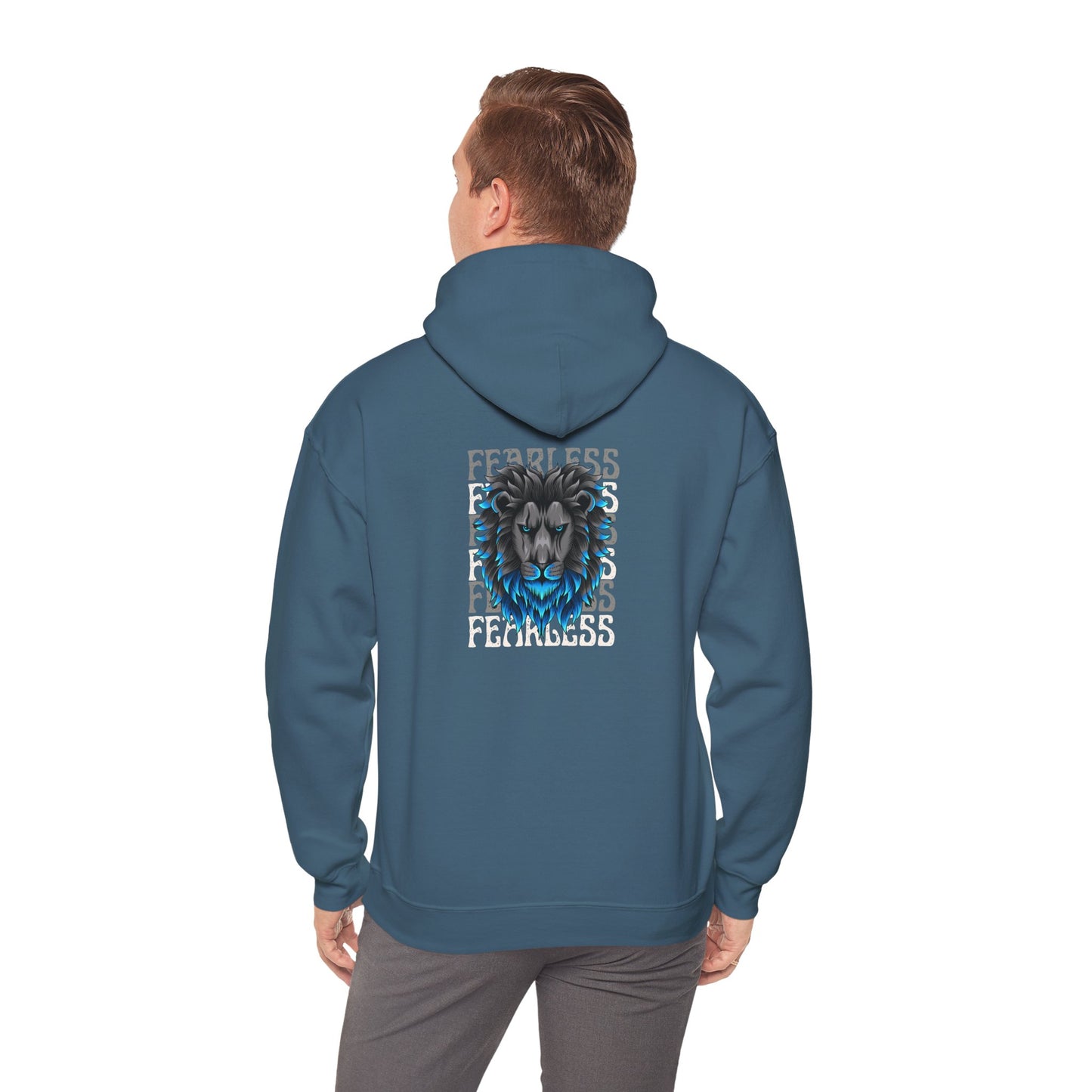 Fearless Lion Hoodie - Unisex Heavy Blend™ Sweatshirt