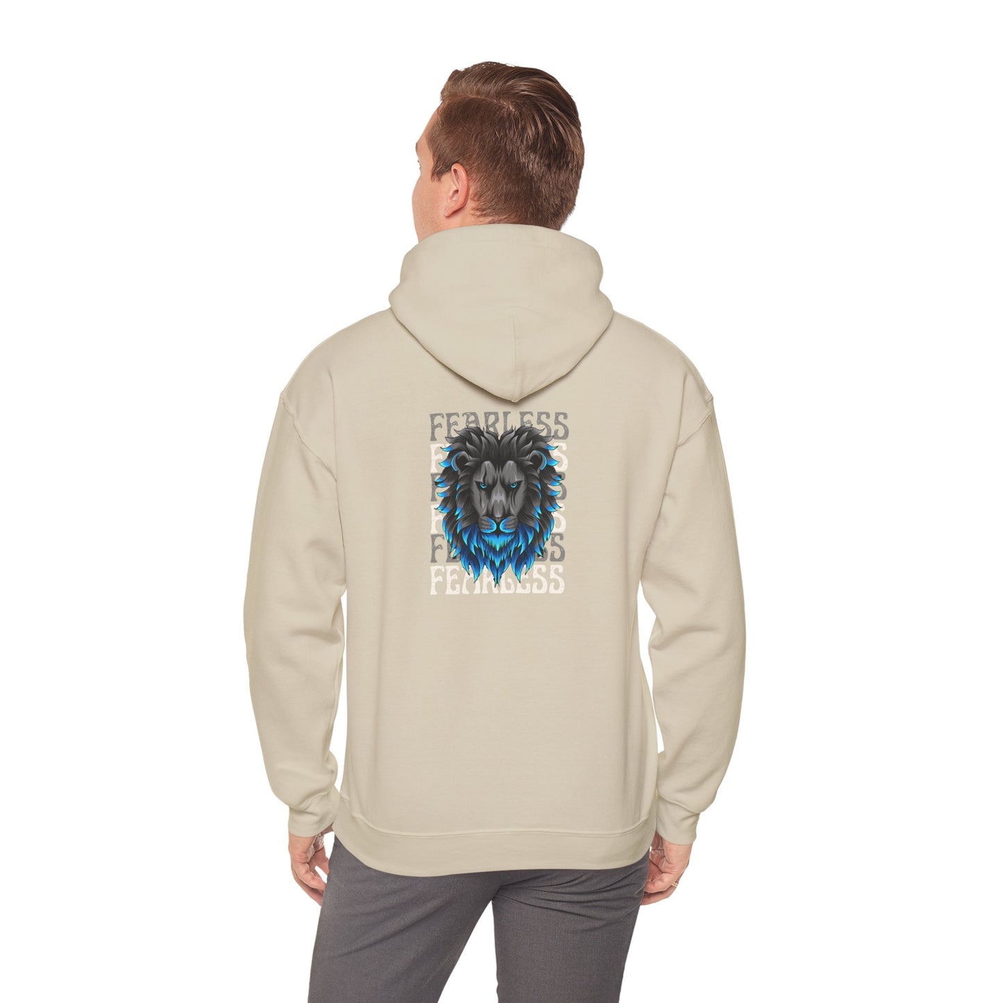 Fearless Lion Hoodie - Unisex Heavy Blend™ Sweatshirt