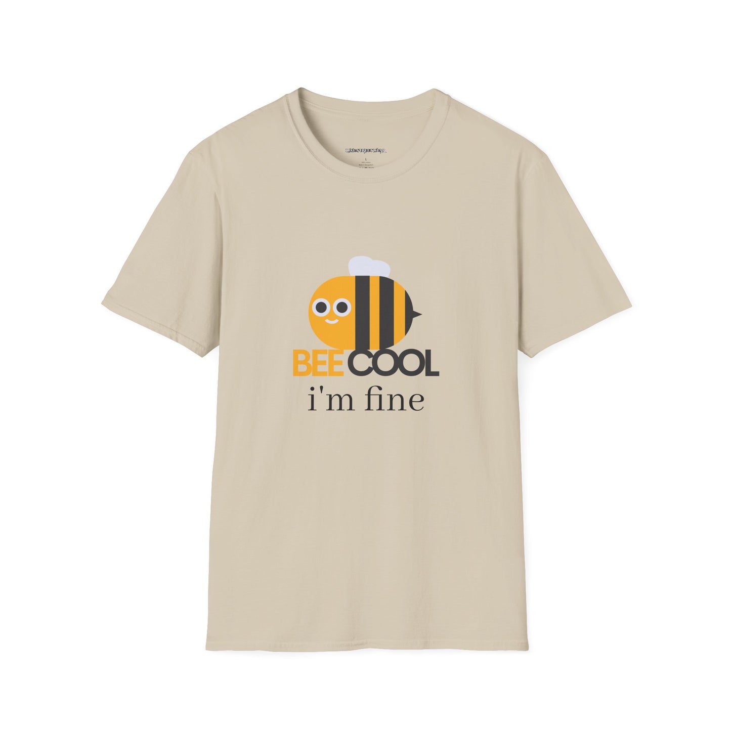 Bee Cool Unisex Softstyle T-Shirt - Fun and Playful Graphic Tee for Bee Lovers