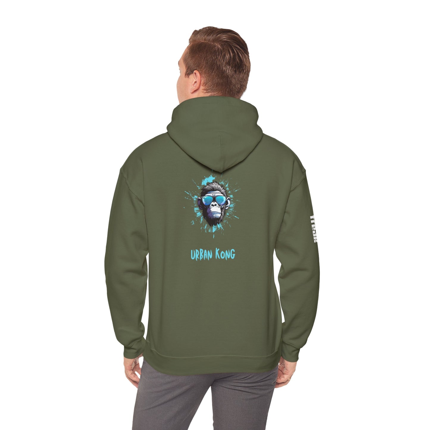 Urban Kong Unisex Heavy Blend™ Hooded Sweatshirt - Casual Streetwear Hoodie for Animal Lovers