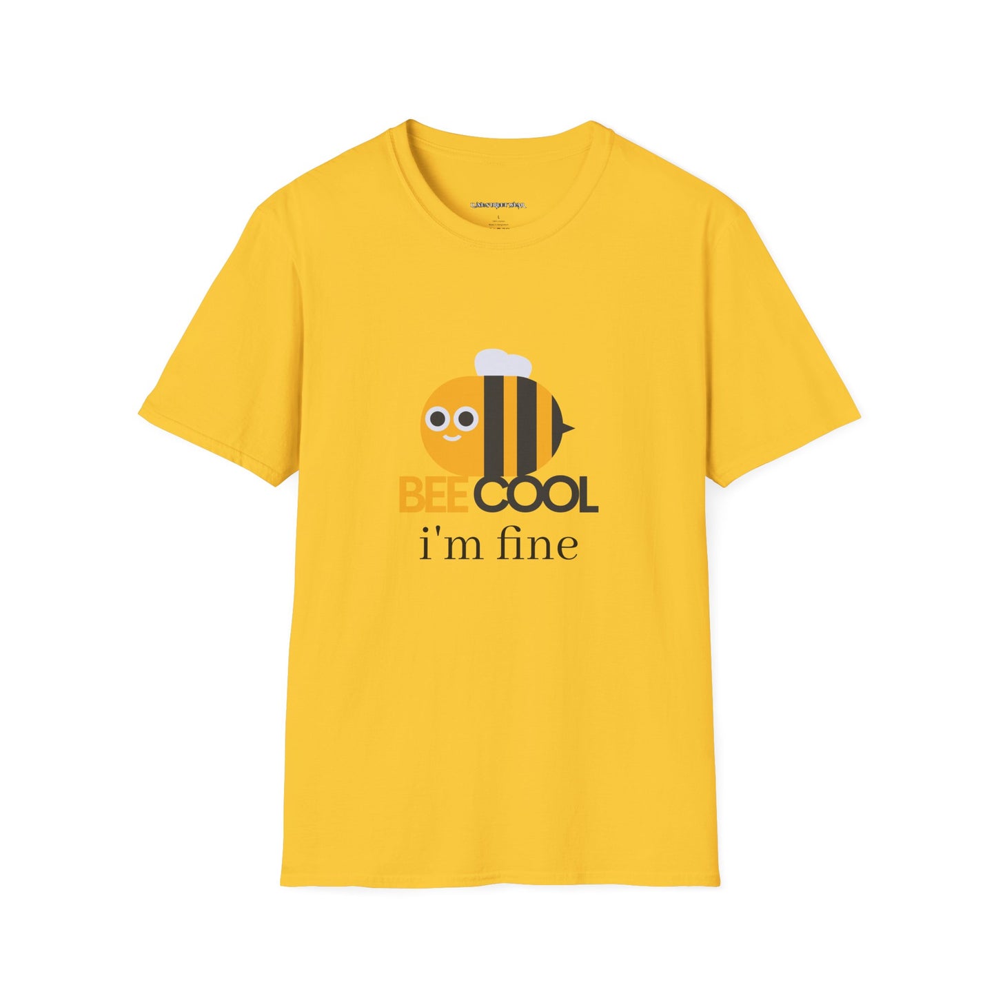 Bee Cool Unisex Softstyle T-Shirt - Fun and Playful Graphic Tee for Bee Lovers