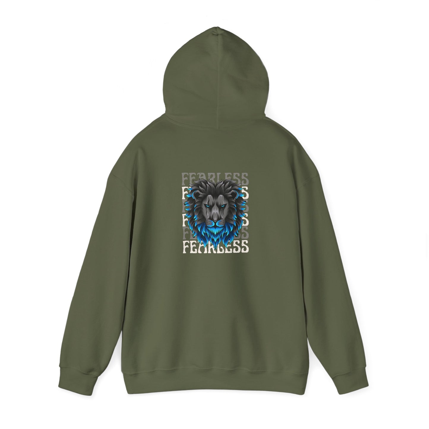 Fearless Lion Hoodie - Unisex Heavy Blend™ Sweatshirt