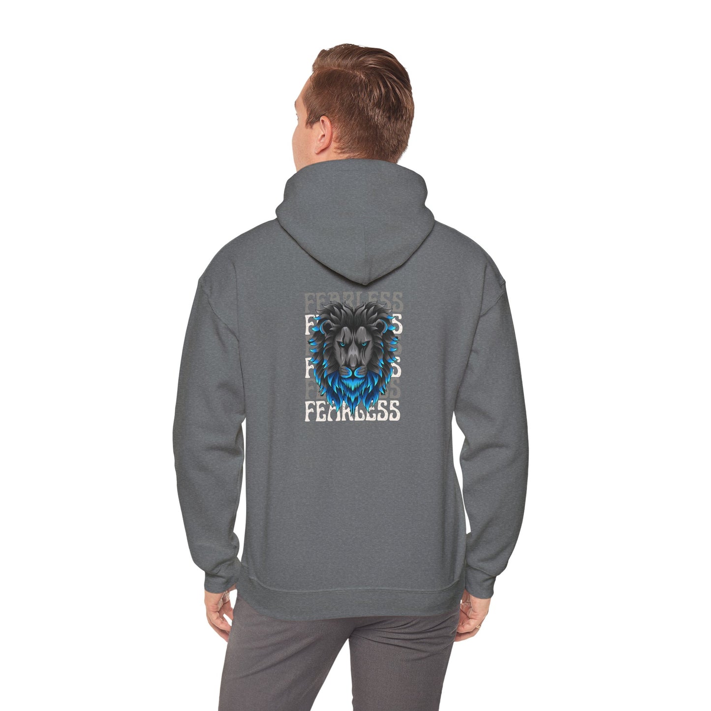 Fearless Lion Hoodie - Unisex Heavy Blend™ Sweatshirt