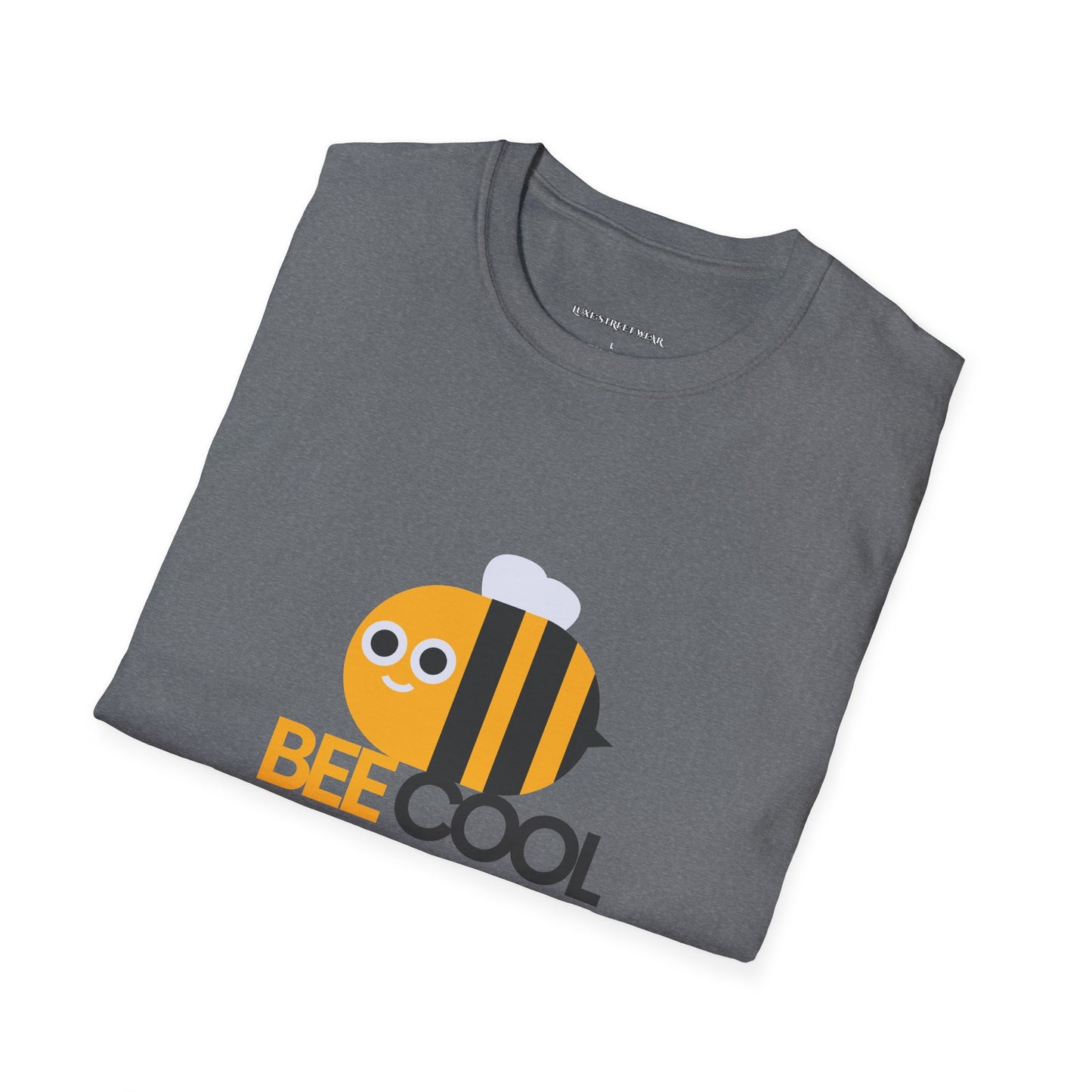 Bee Cool Unisex Softstyle T-Shirt - Fun and Playful Graphic Tee for Bee Lovers