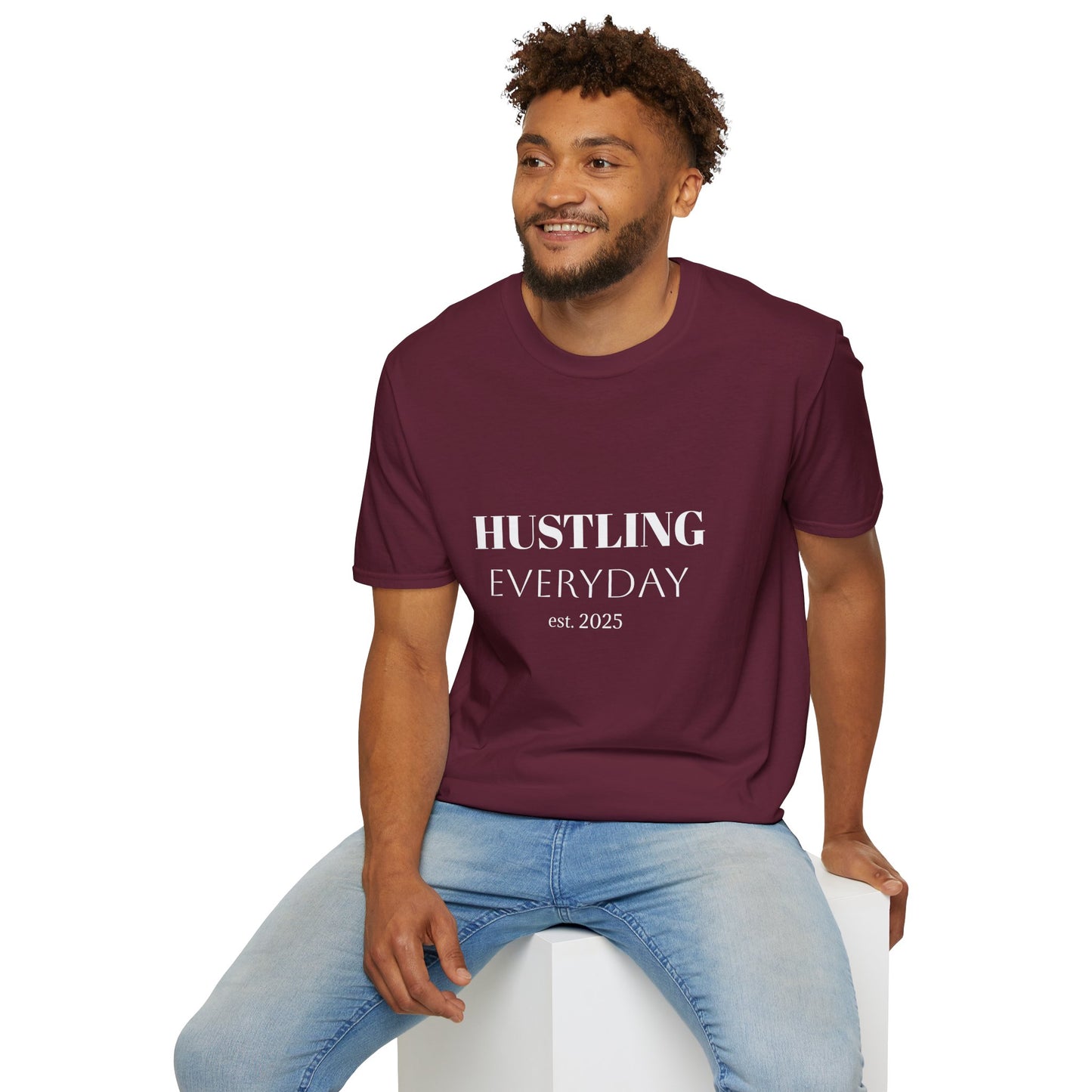 Hustling Everyday Unisex Softstyle T-Shirt - Motivational Casual Wear