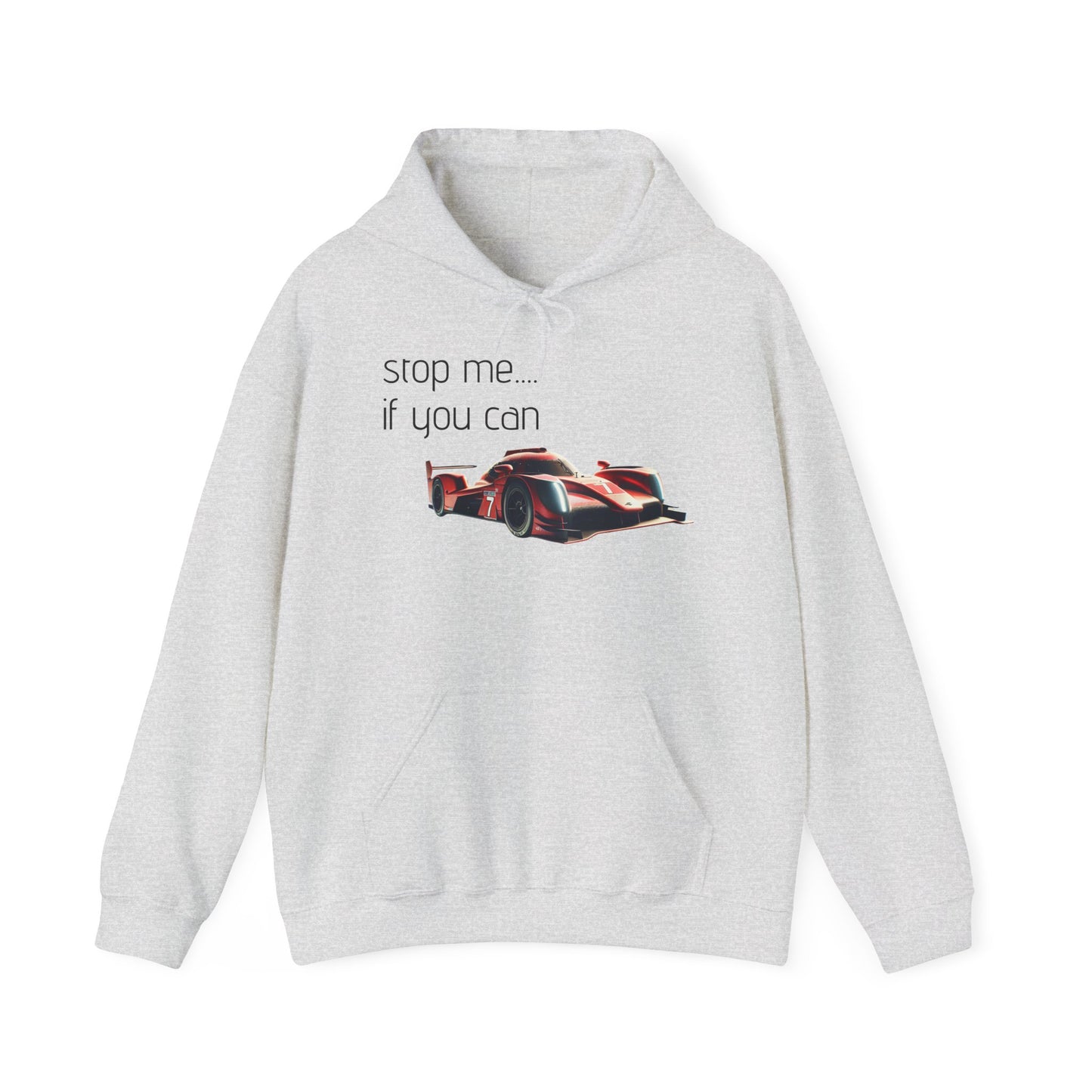 Unisex Racing Hoodie - "Stop Me If You Can"