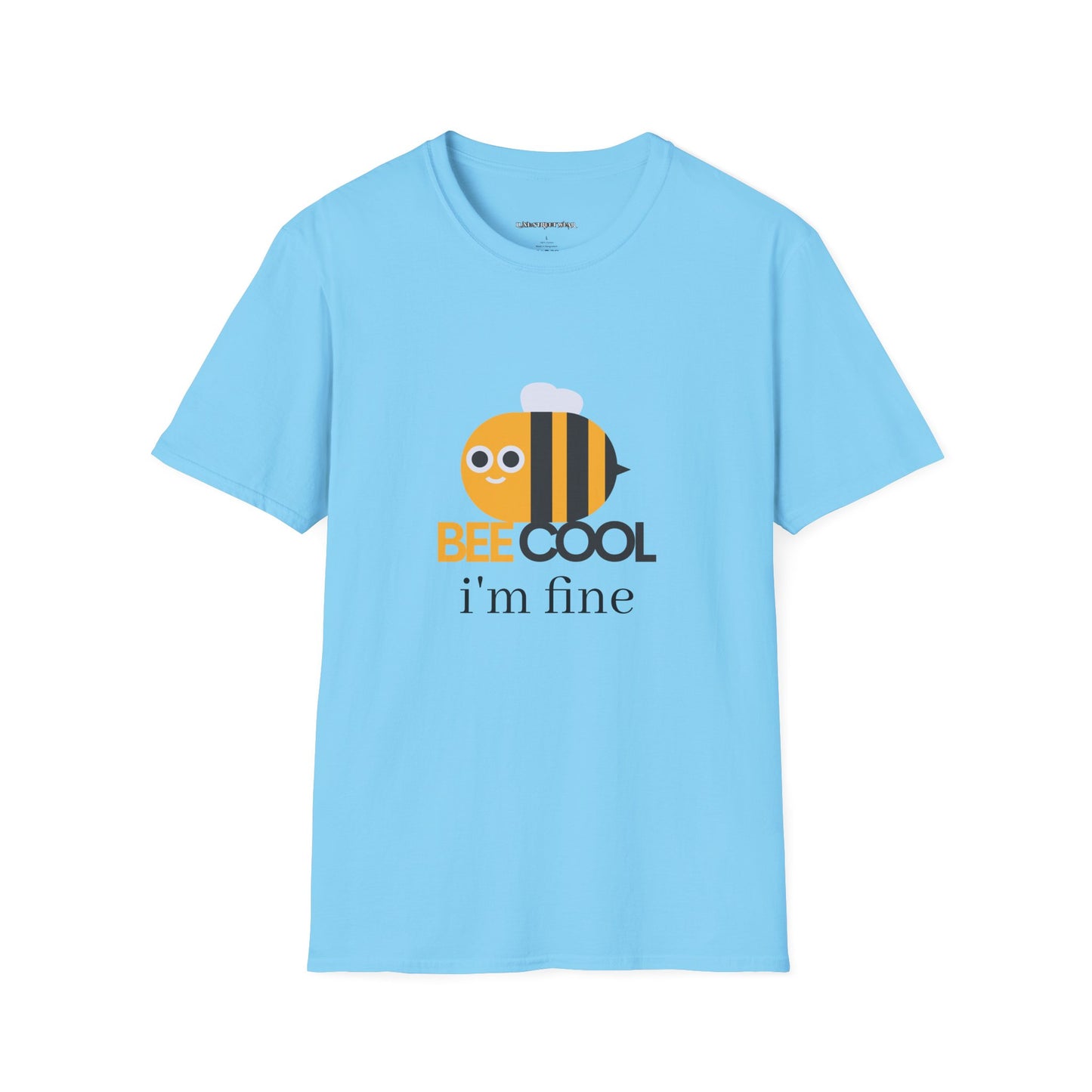 Bee Cool Unisex Softstyle T-Shirt - Fun and Playful Graphic Tee for Bee Lovers