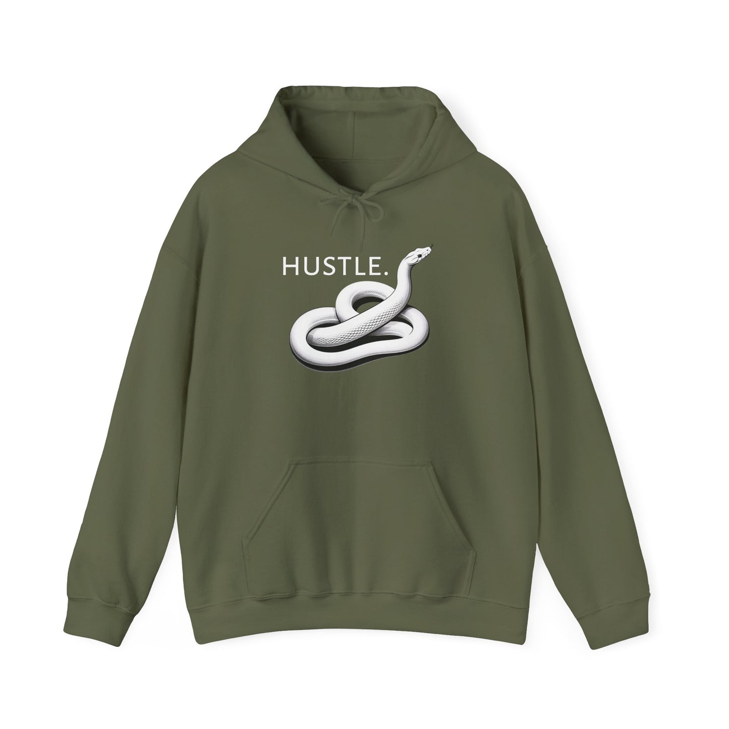 Hustle Unisex Heavy Blend Hoodie - Motivational Sweatshirt for Go-Getters