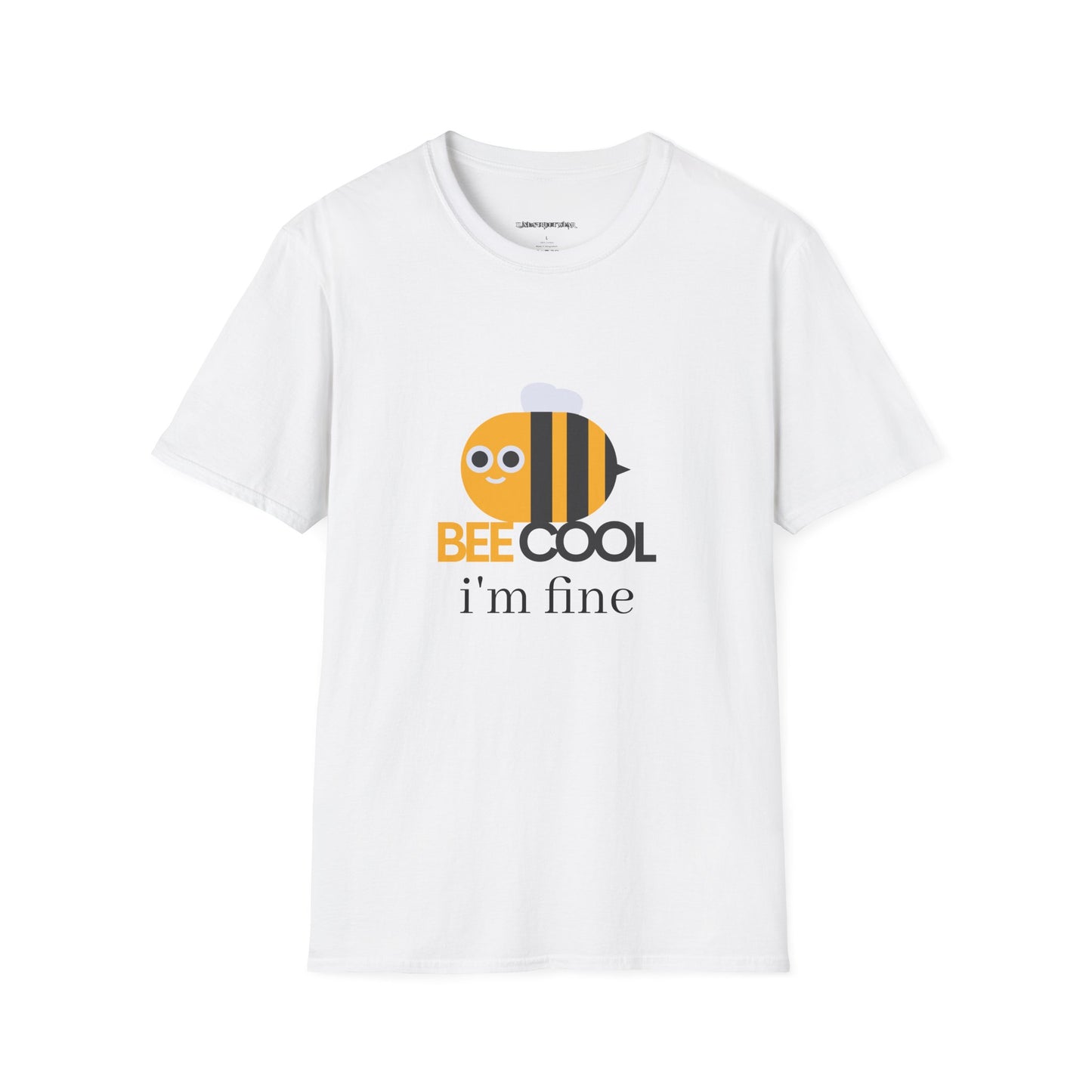 Bee Cool Unisex Softstyle T-Shirt - Fun and Playful Graphic Tee for Bee Lovers