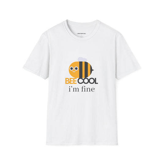 Bee Cool Unisex Softstyle T-Shirt - Fun and Playful Graphic Tee for Bee Lovers