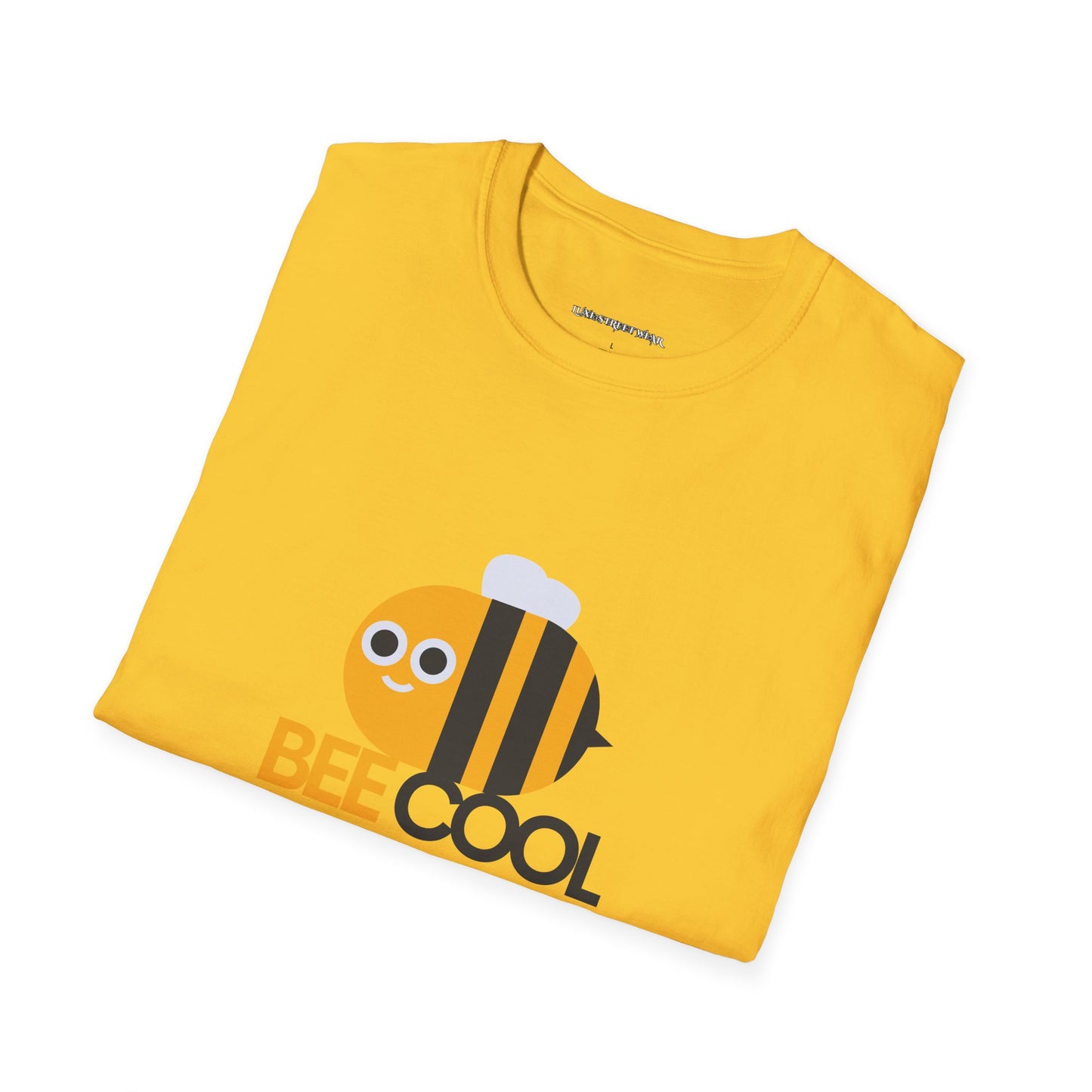 Bee Cool Unisex Softstyle T-Shirt - Fun and Playful Graphic Tee for Bee Lovers