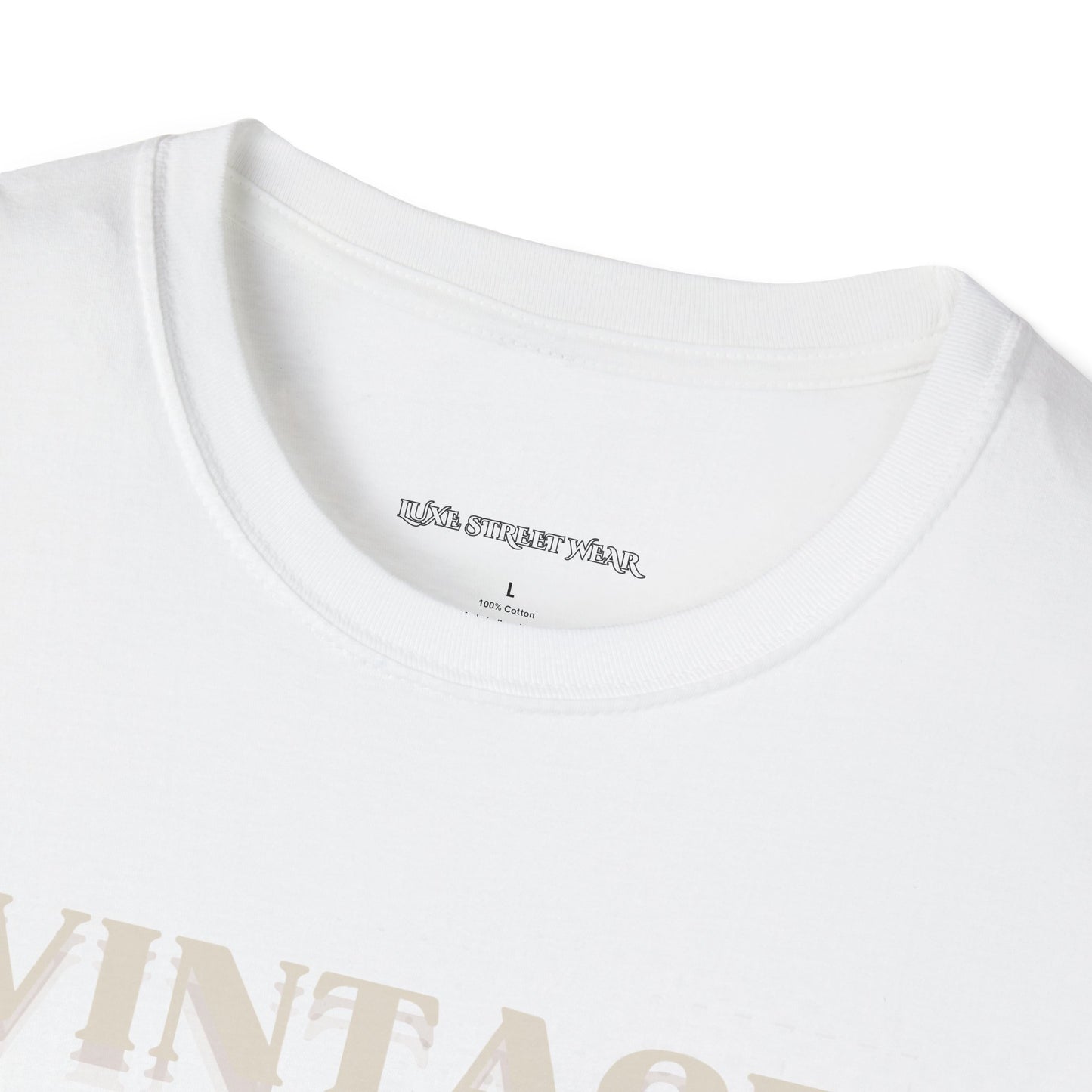 Vintage Floral Skull Unisex Softstyle T-Shirt