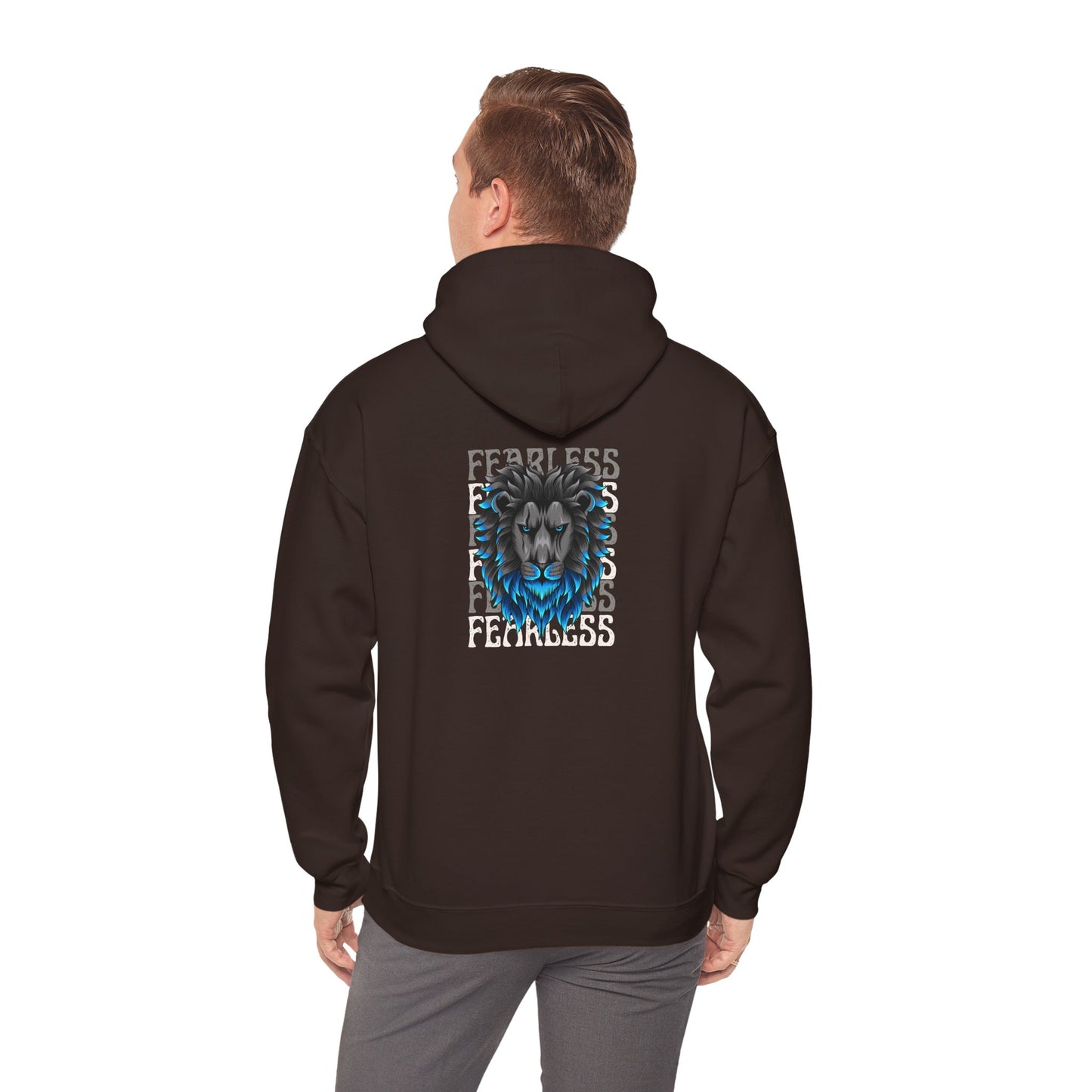 Fearless Lion Hoodie - Unisex Heavy Blend™ Sweatshirt
