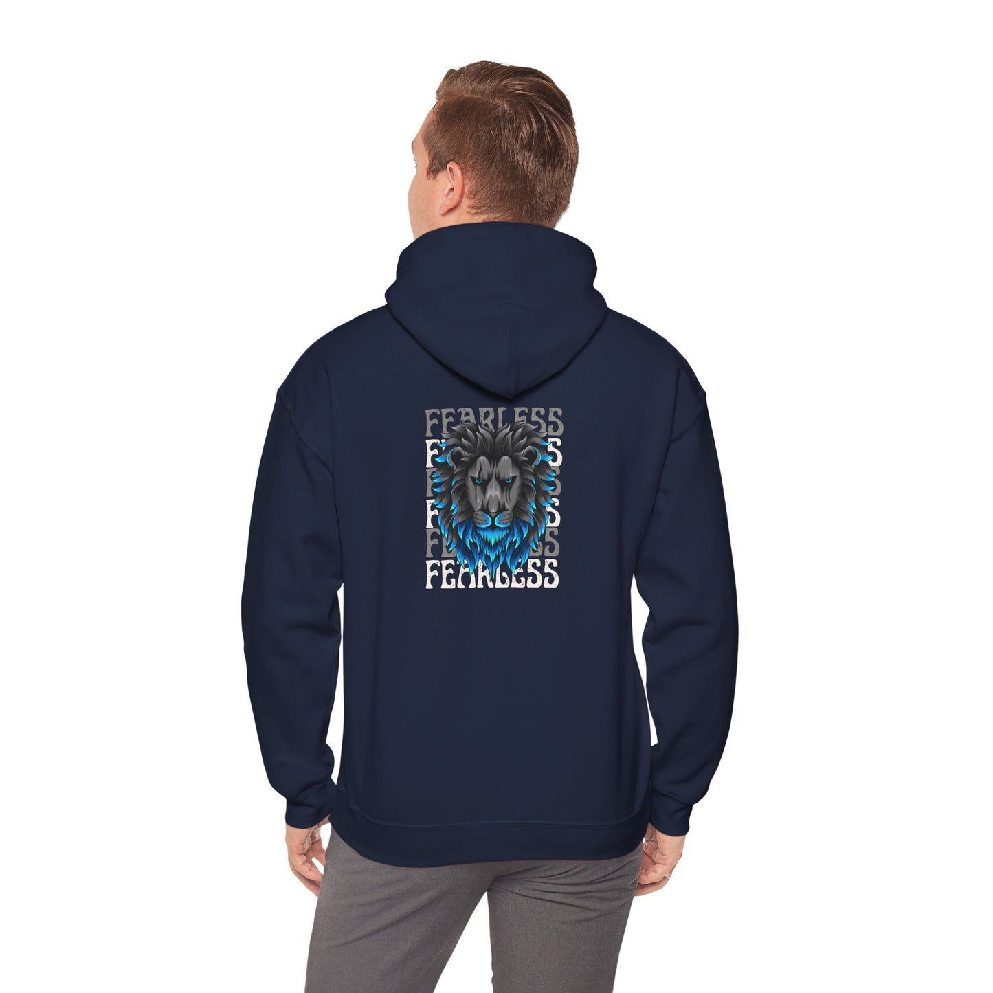 Fearless Lion Hoodie - Unisex Heavy Blend™ Sweatshirt