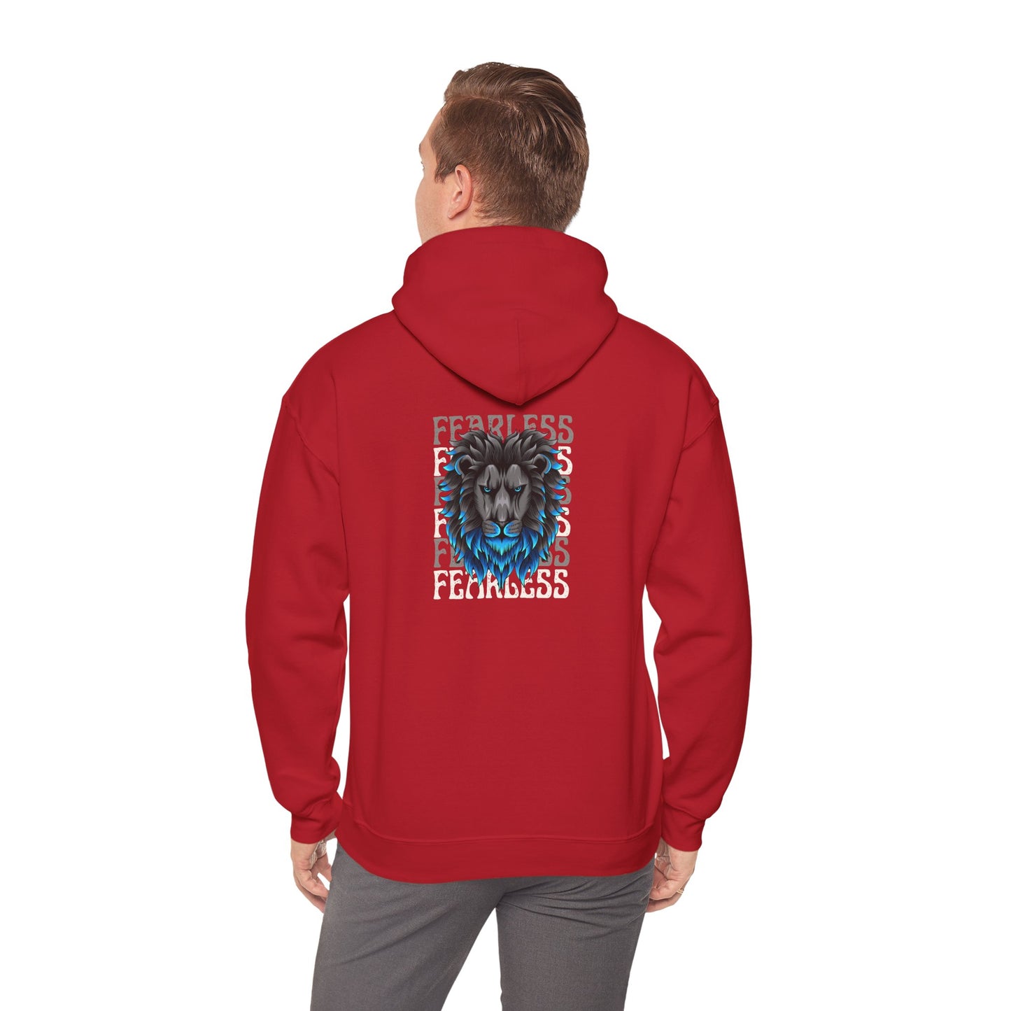 Fearless Lion Hoodie - Unisex Heavy Blend™ Sweatshirt