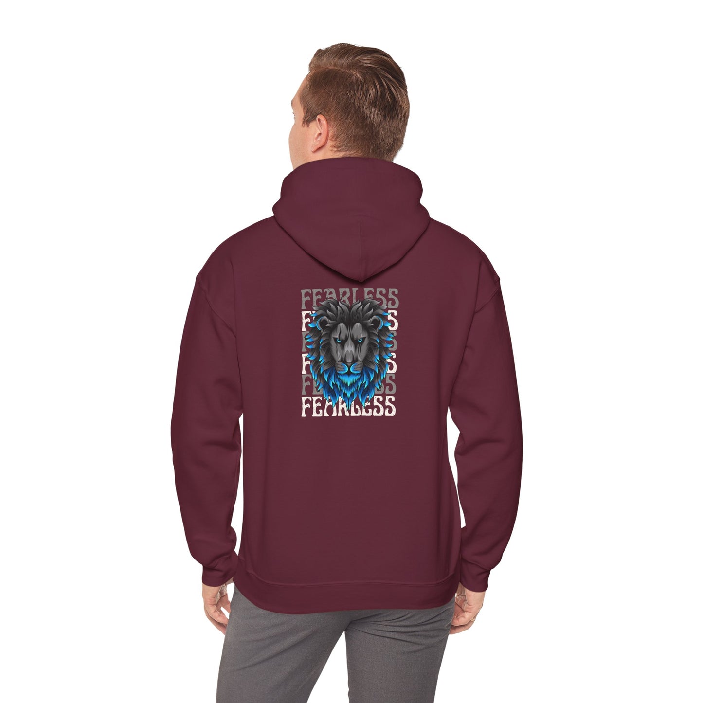 Fearless Lion Hoodie - Unisex Heavy Blend™ Sweatshirt