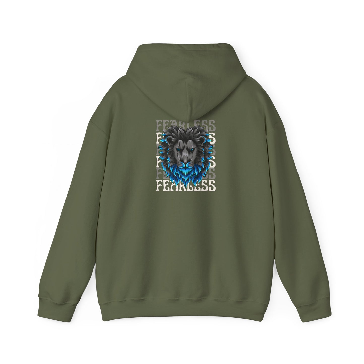 Fearless Lion Hoodie - Unisex Heavy Blend™ Sweatshirt